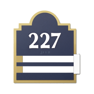 Marquis Room Number Sign 2 Slot