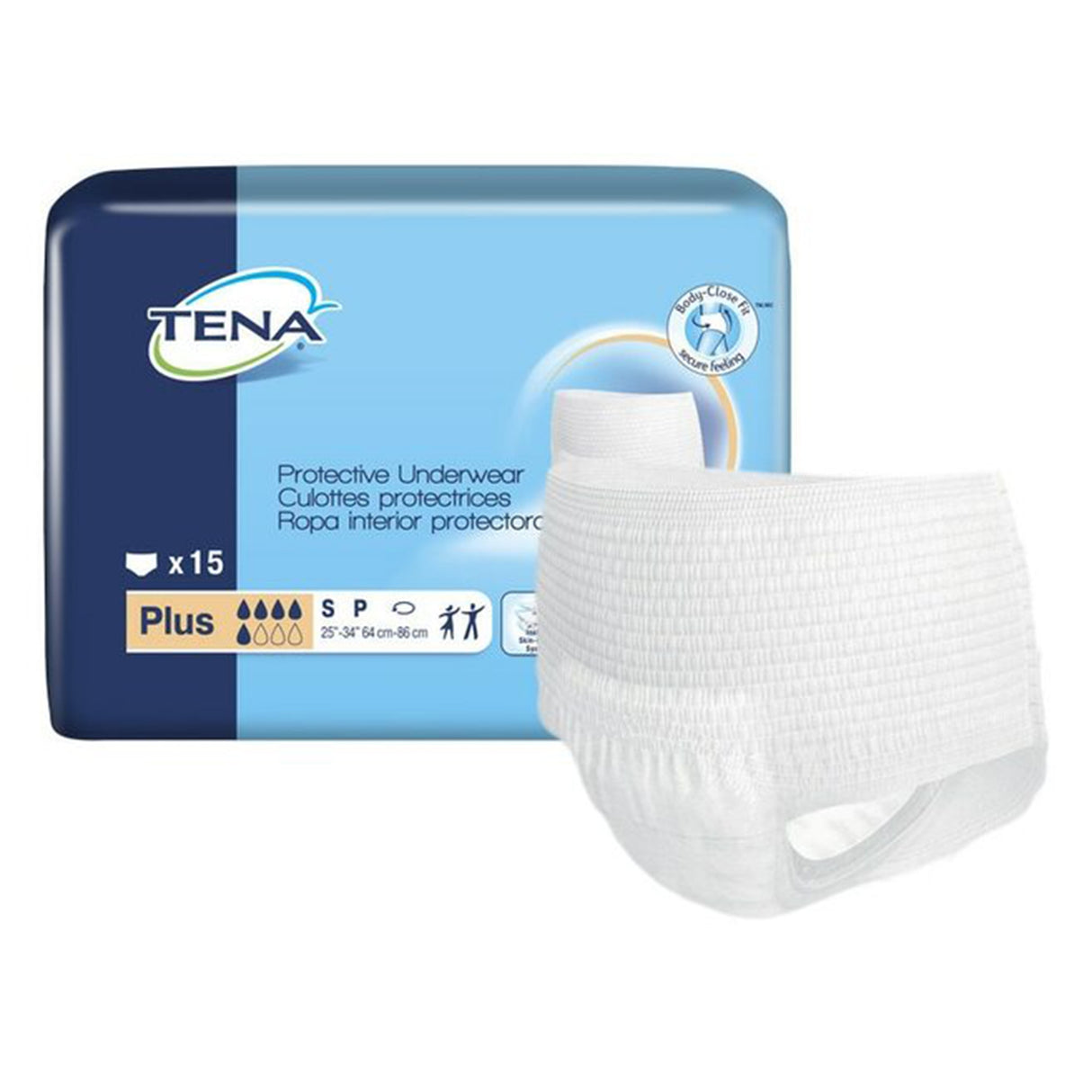 TENA Proskin Fully Breathable Plus Underwear by the Pack