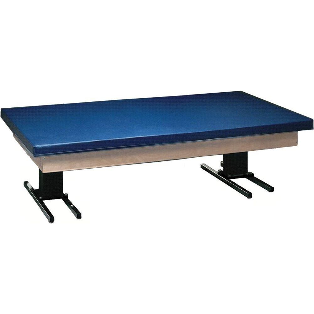 Professional Hi Low Mat Electric Tables Upholstered Top