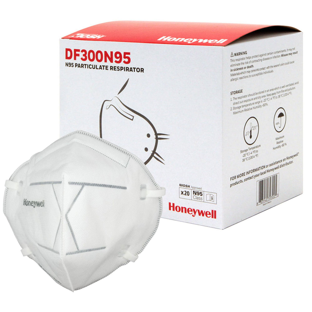 Honeywell DF300 N95 Particulate Respirators