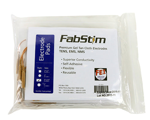 FabStim Self Adhesive TENS Electrodes 10 Sheets of 4