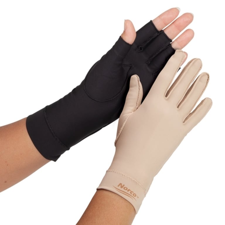 Norco Compression Gloves Tipless Finger Over the Wrist