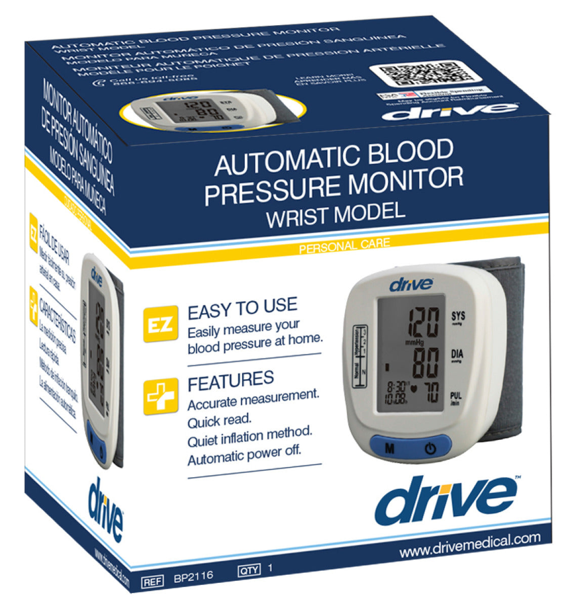 Wrist Automatic Blood Pressure Monitor