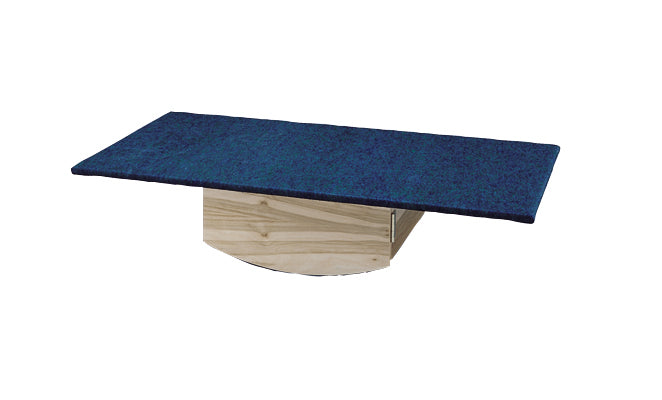 Rocker Wooden Board with Carpet Side to Side and Front to Back Combo
