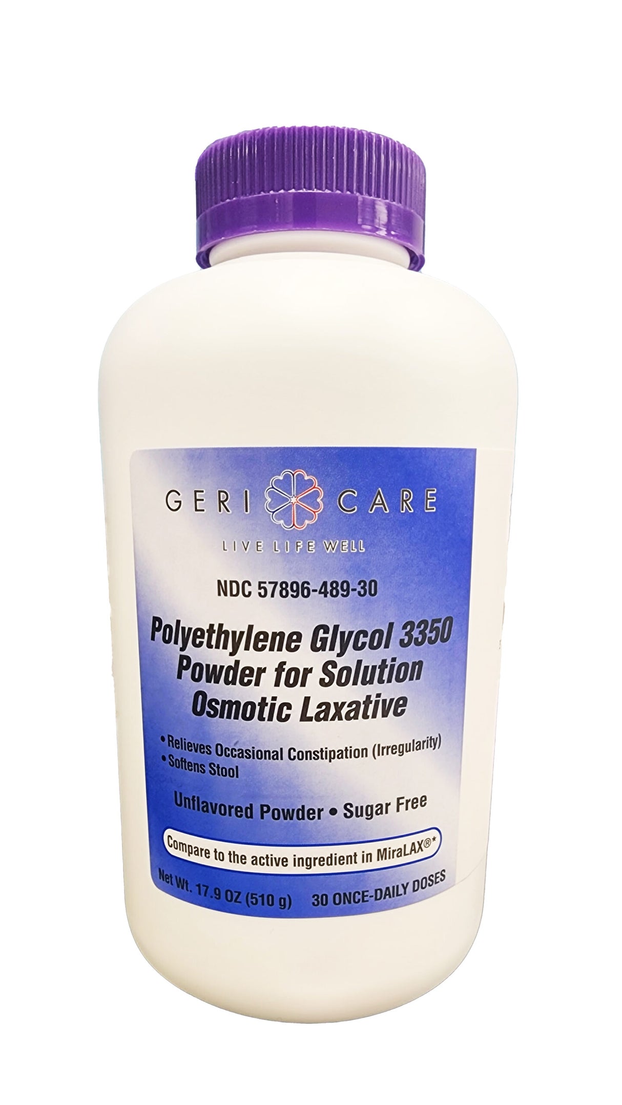 GeriCare Polyethylene Glycol 3350 Powder Solution