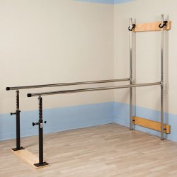Wall Mounted Folding Parallel Bars 7 ft