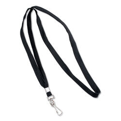 Black Neck Lanyard with Hook Black
