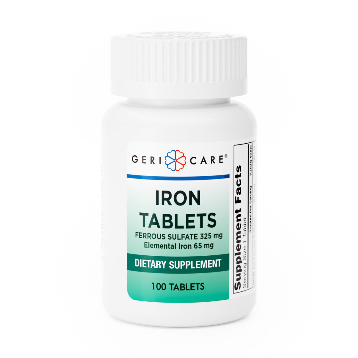 GeriCare Iron Tablets Ferrous Sulfate Iron Tablet