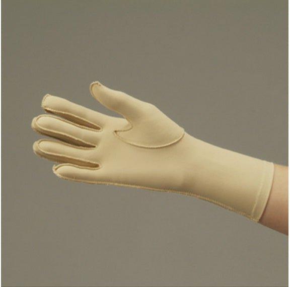 Edema Gloves Full Finger Over Wrist Champagne