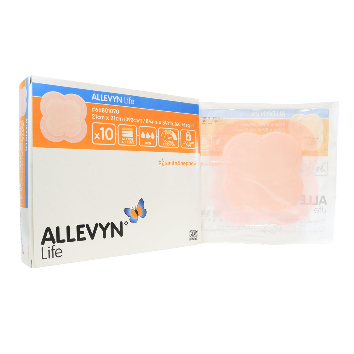 Allevyn Life Foam Dressing with Border Backing Silicone Gel Adhesive Film