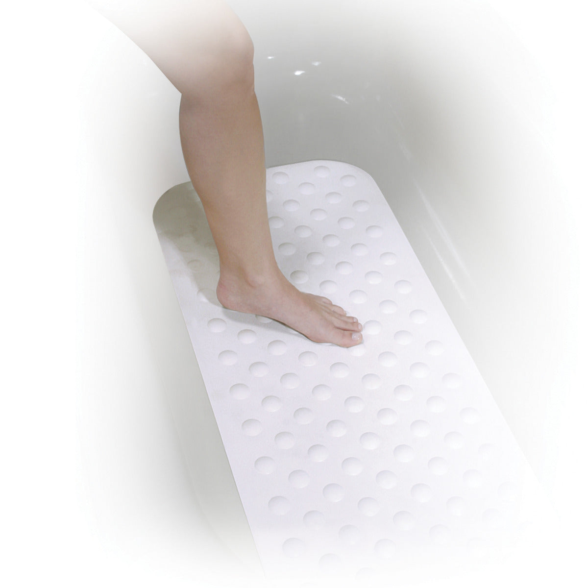 White Bath Mat 35.5"