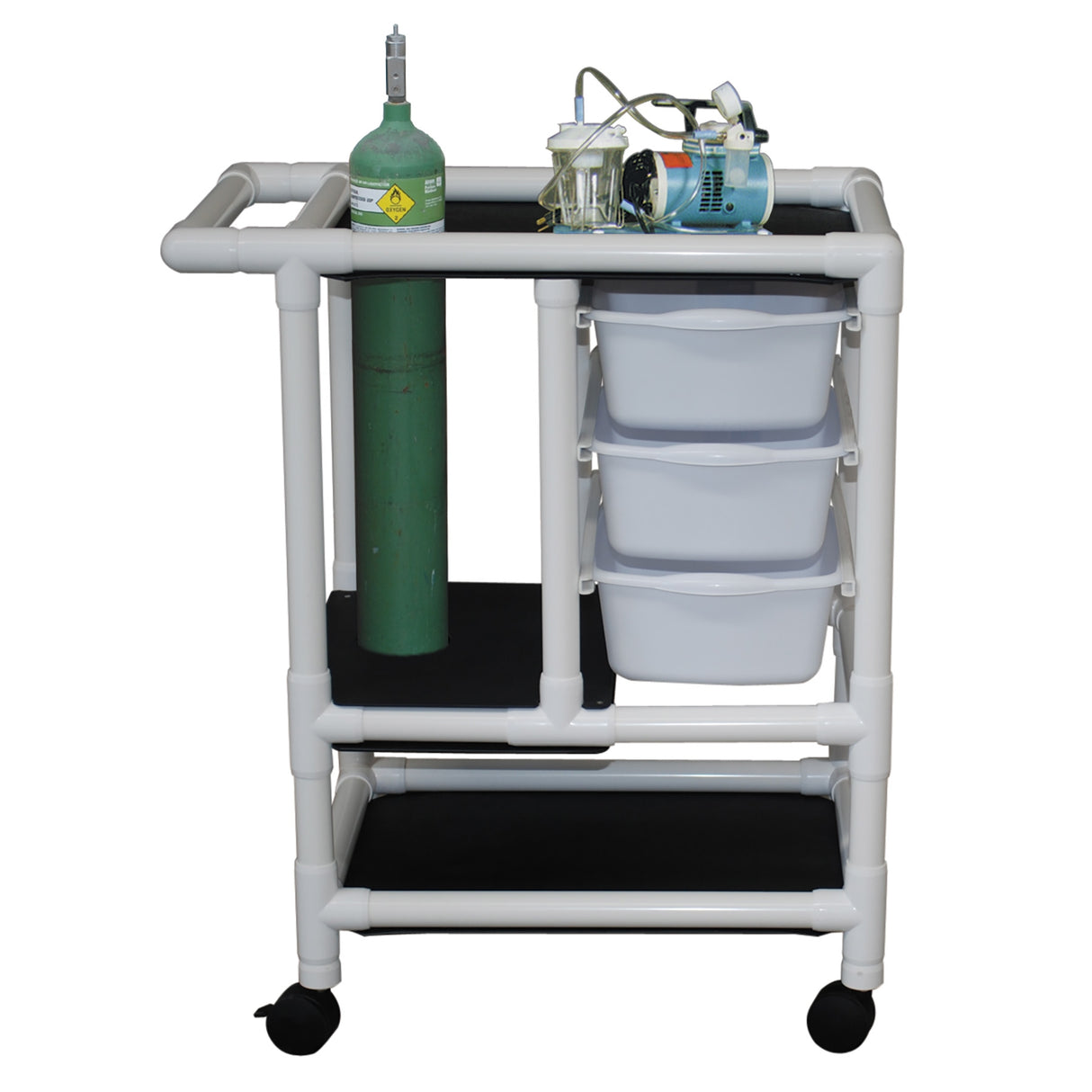 MJM Emergency Crash Cart No Cover
