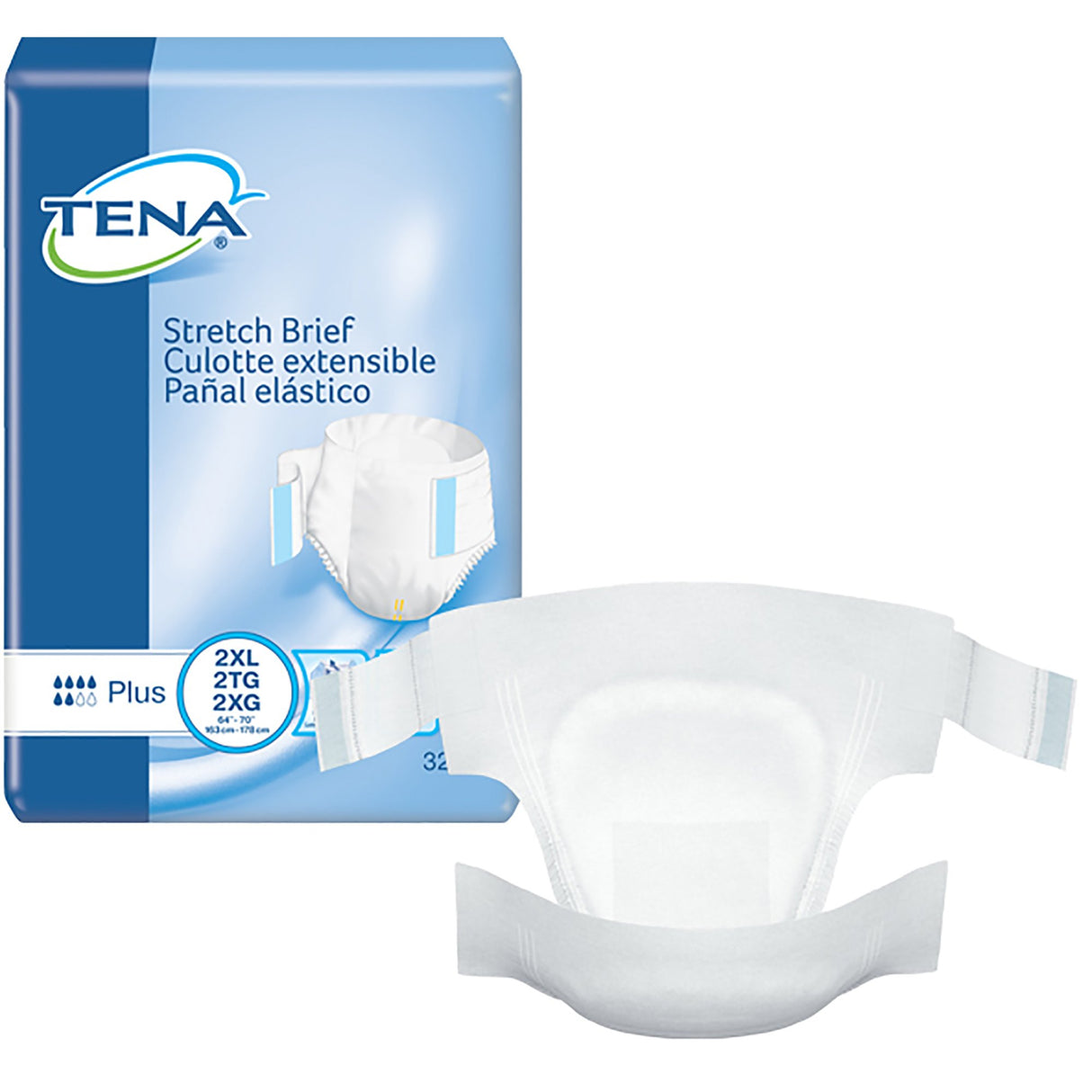 TENA Stretch Plus Incontinence Briefs