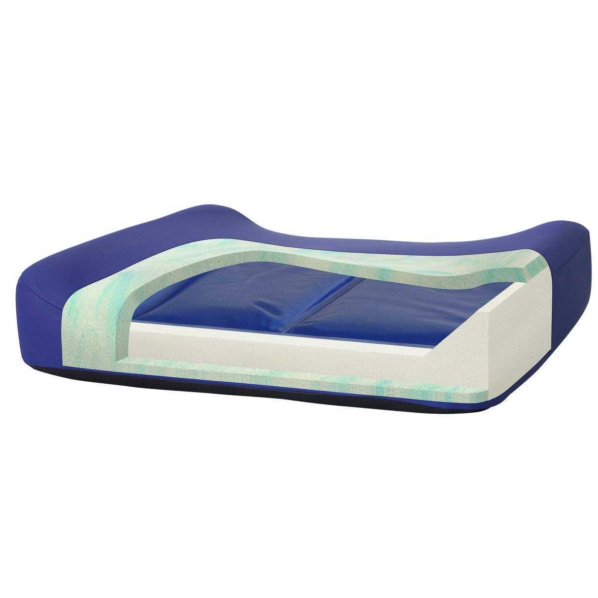 NYOrtho WaveForm Wheelchair Cushion Cooling Gel-Foam High Density Non Slip Water Resistant Prevent Pressure Injuries