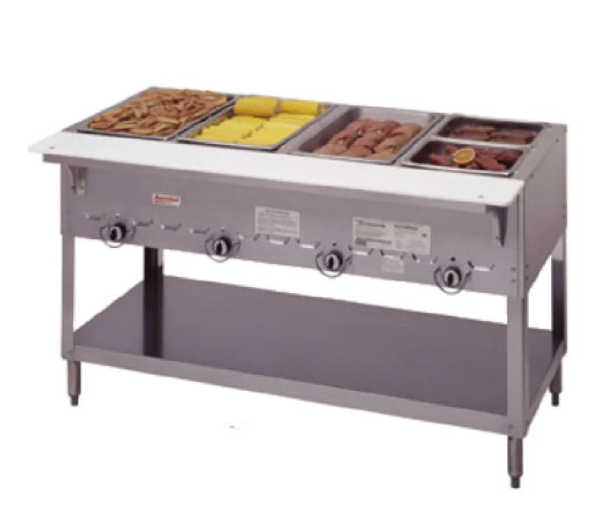 Duke Manufacturing Hot Food Serving Counter Open Base with Undershelf