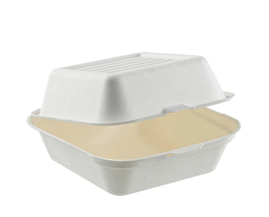 Compostable Bagasse Clamshell