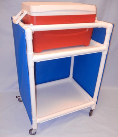 Economy Refreshment Cart with 48qt Ice Chest