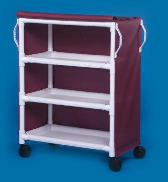 Replacement Cover for IPU Deluxe 3 Shelf Linen Cart Model LC36-3