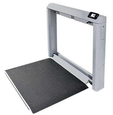 Wheelchair Scale Wall Mount Fold Up 1000 lb X 0.2 lb