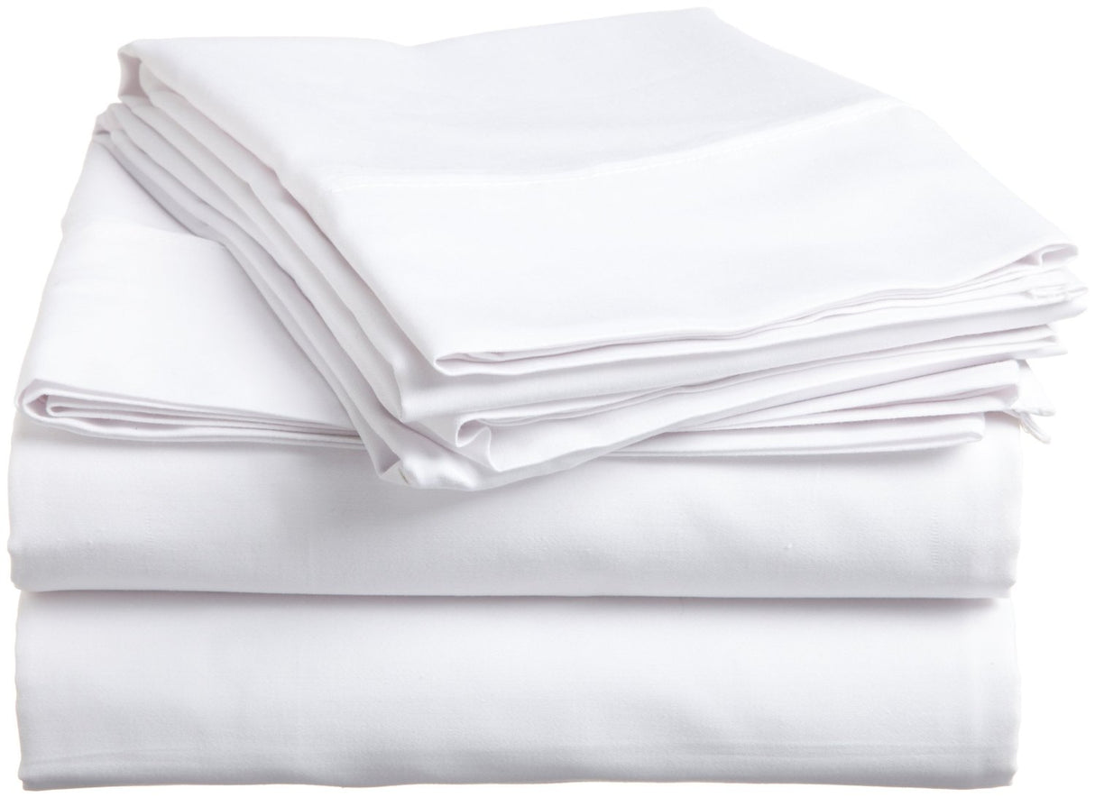 Royal MicroLux Sheets and Pillowcases Solid White