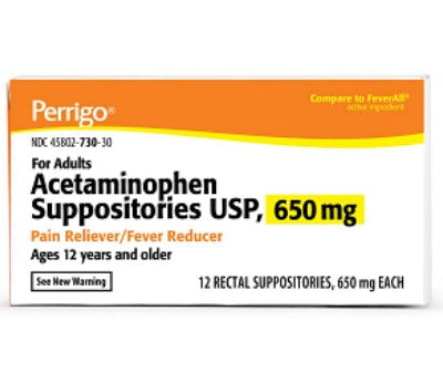 Medline Acetaminophen Suppository