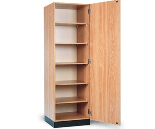 Single Door Storage Cabinet with Adjustable Shelves