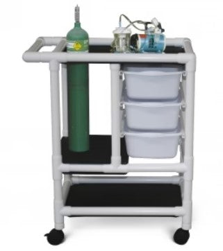 MJM Emergency Crash Cart No Cover