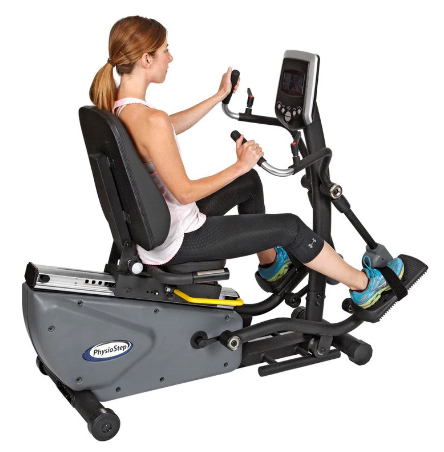 PhysioStep HXT Compact Recumbent Elliptical Cross Trainer with Fixed Seat