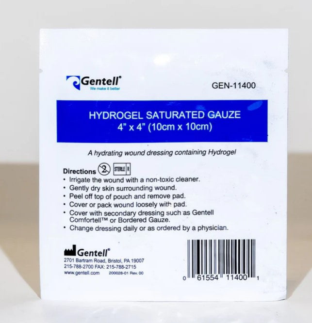 Gentell Hydrogel Saturated Gauze Dressing
