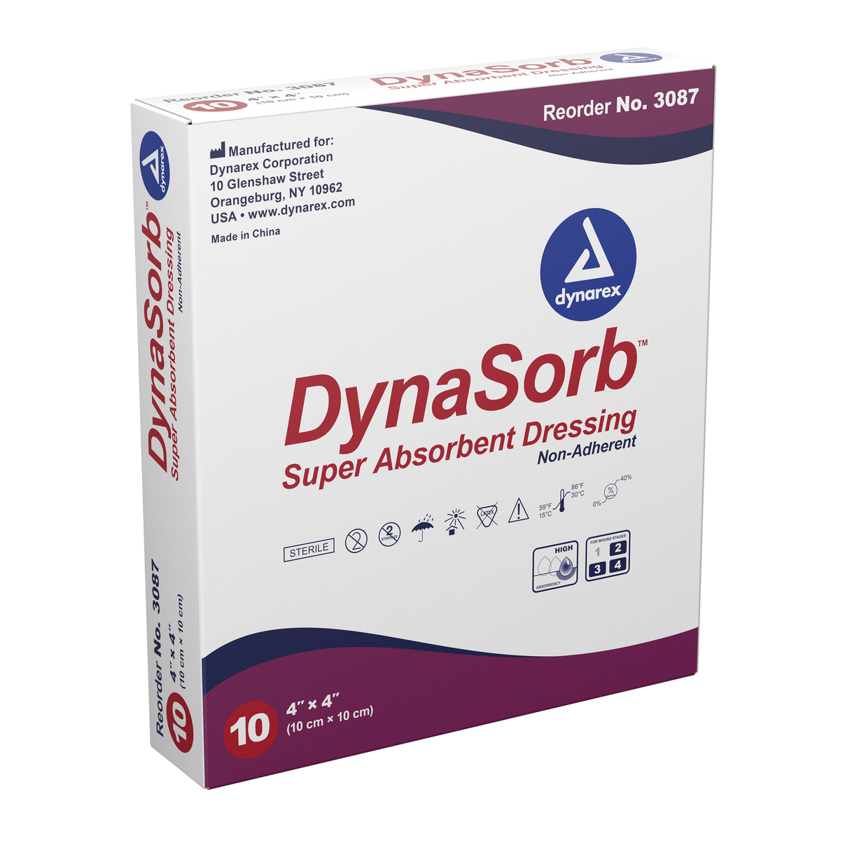 DynaSorb Super Absorbent Dressing Non-Adhering