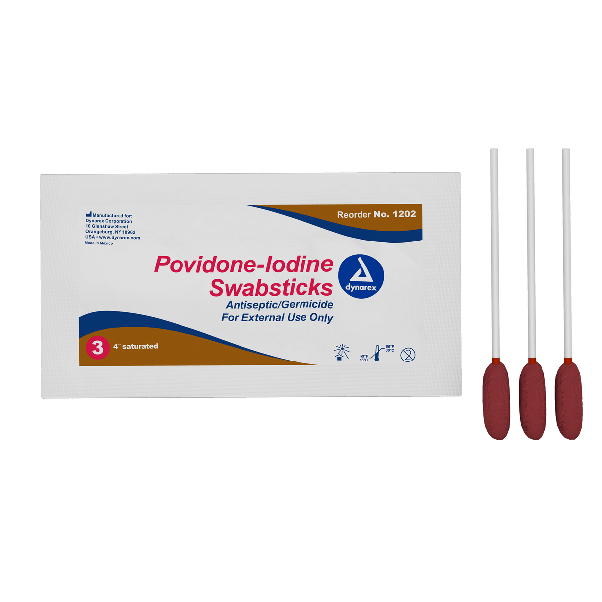 Povidone Iodine Swabsticks