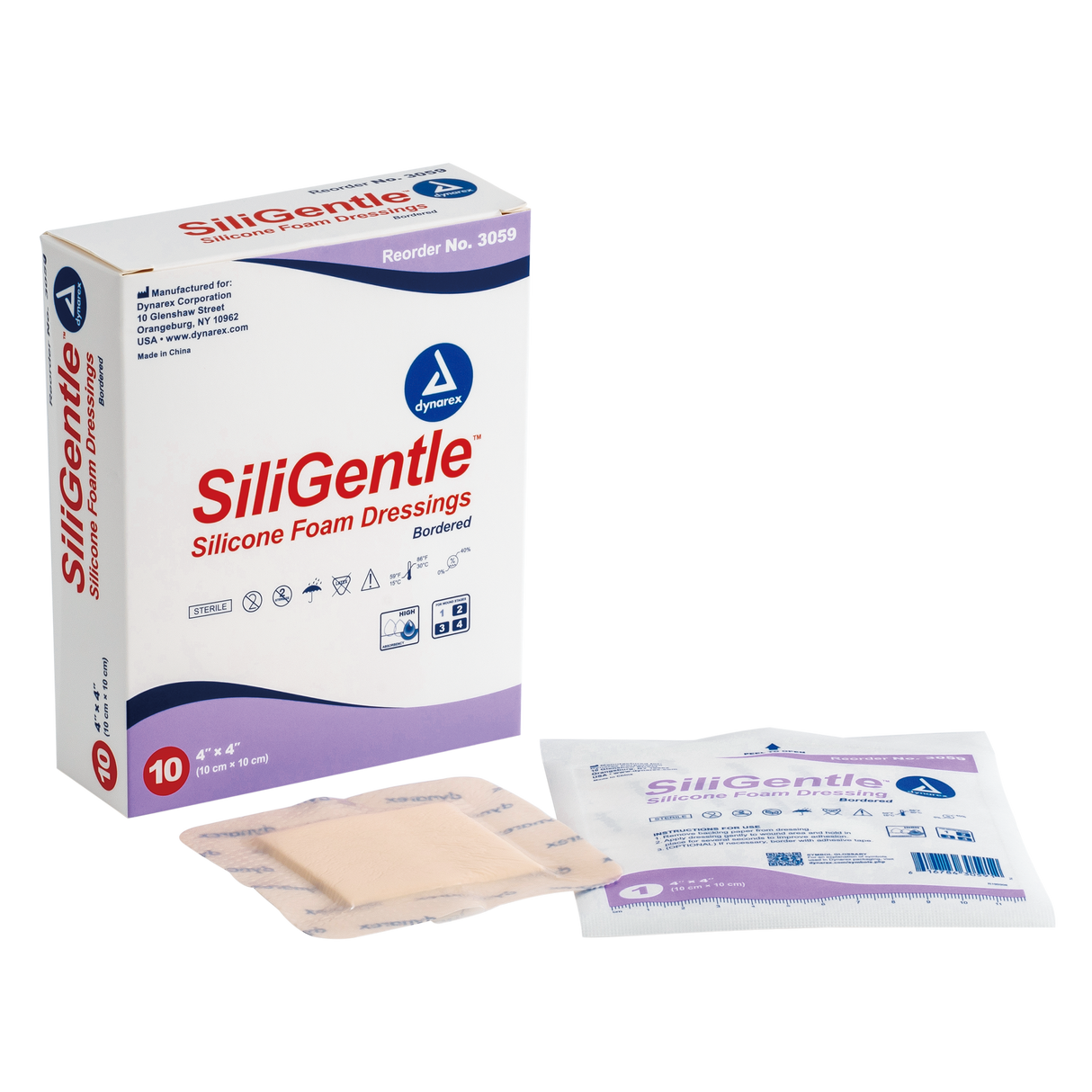 SiliGentle Silicone Foam Dressing