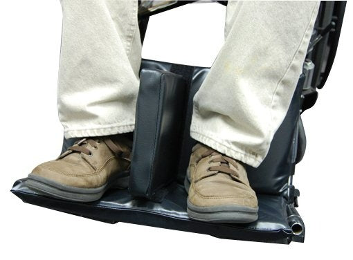 Wheelchair Footrest Extender with Removable Leg Separator