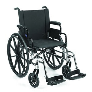 Custom Invacare 9000 XT Wheelchair Swingaway Frame with Bilateral Leg Rests