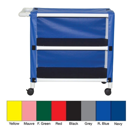 MJM 2 Shelf Linen Cart 332-2C 20" X 32" 100 lb