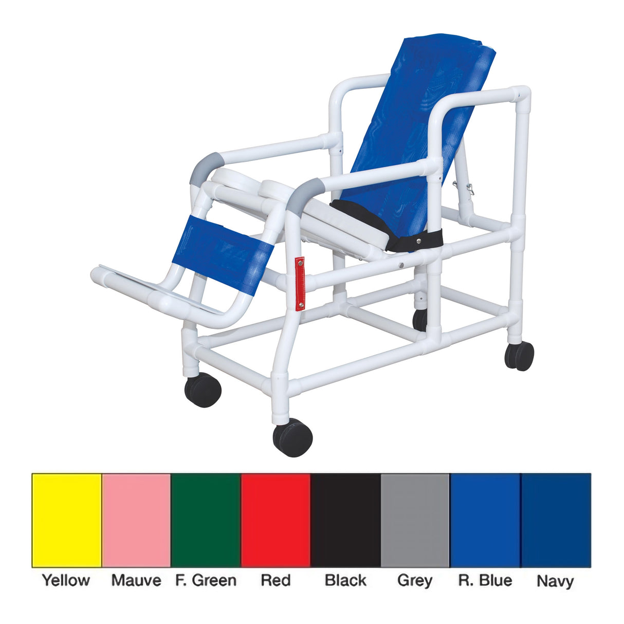 MJM Tilt N Space Pediatric Reclining Shower Chair 175 lb