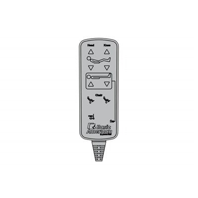 Bed Hand Control for Matrix and Zenith Bed Series