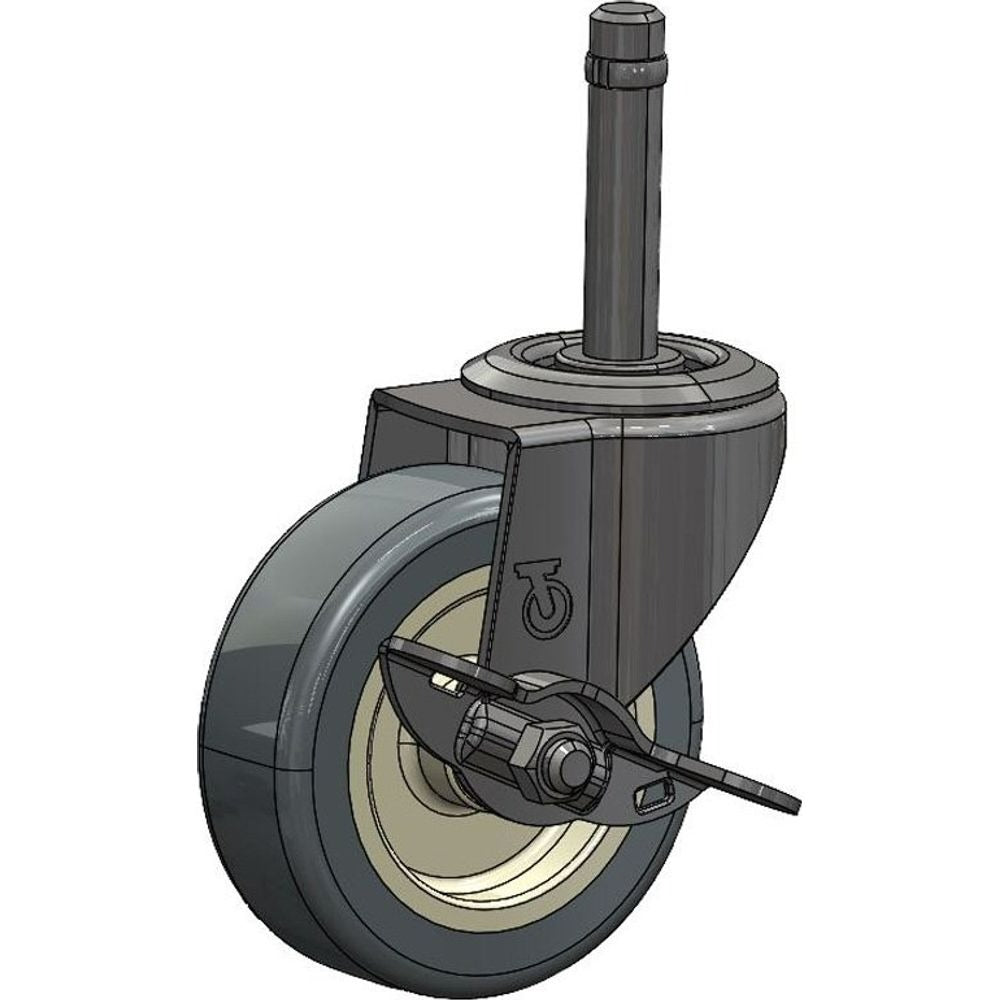 Joerns 3" Locking Caster with Tread Brake