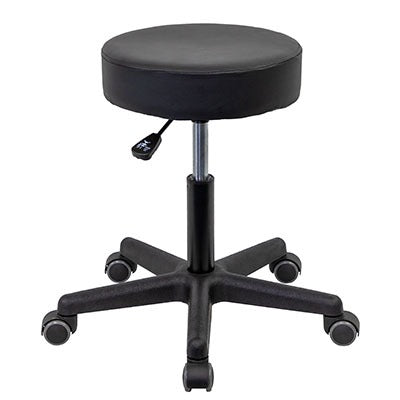 CanDo Pneumatic Black Stool without Back