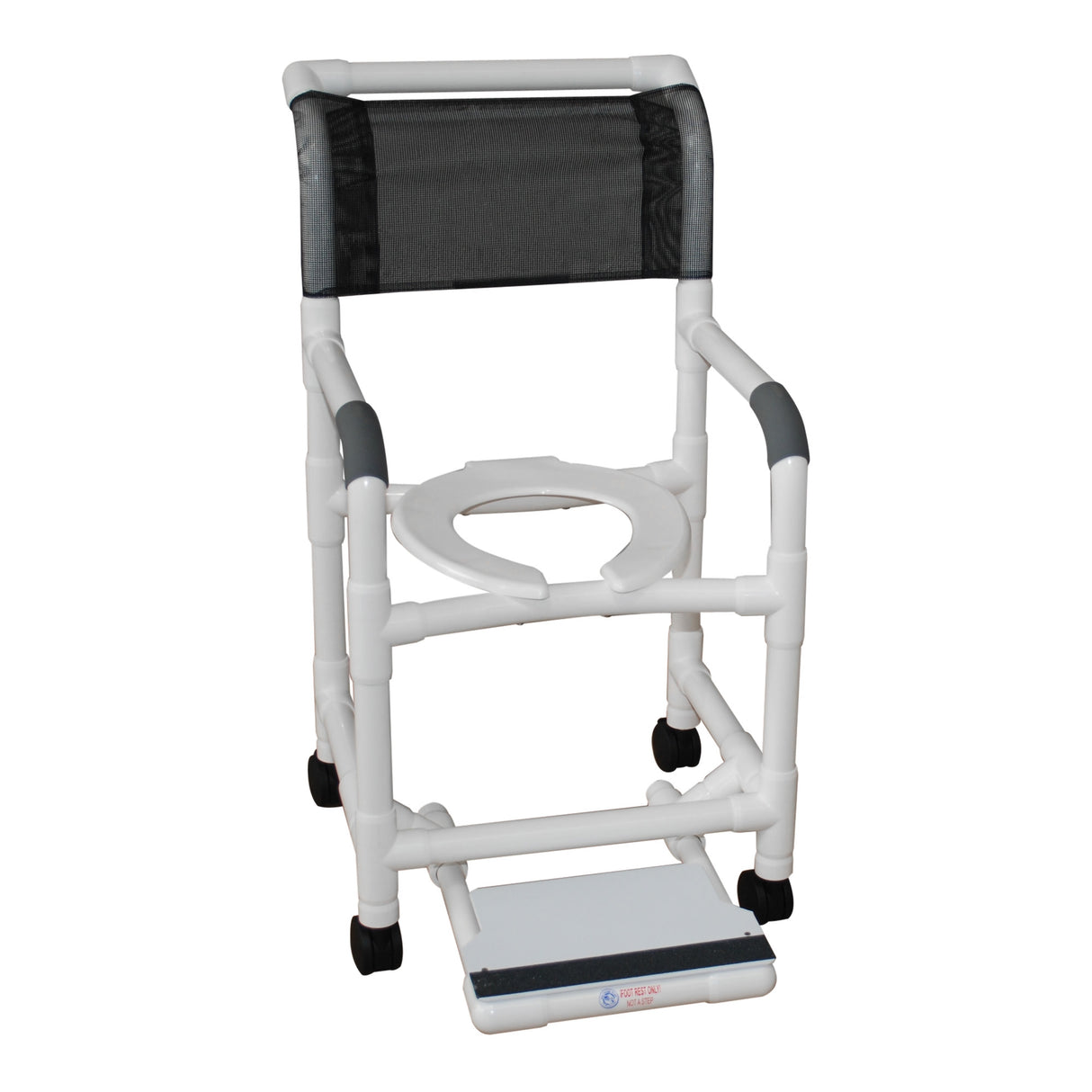 MJM Superior Shower Chair and Sliding Footrest