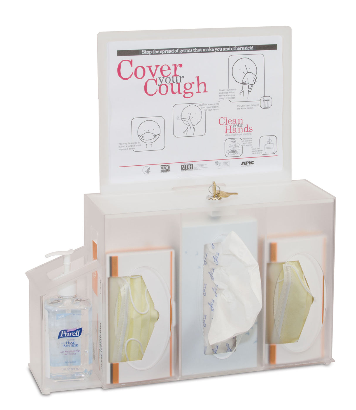 American Made Acrylic Hygienic Sanitation Station