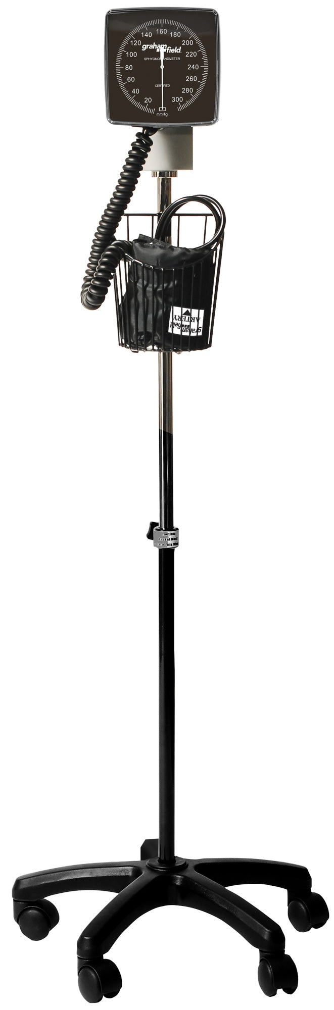 Graham Field Mobile Aneroid Sphygmomanometer Black Gauge