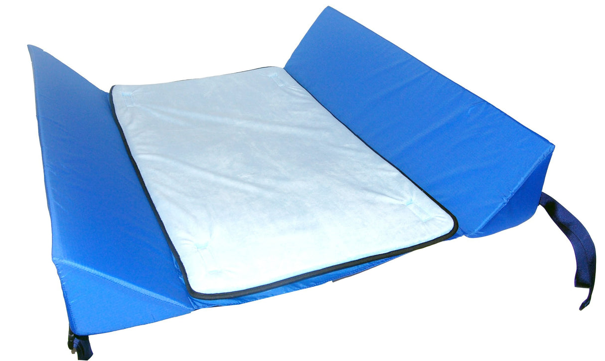 Roll Control Bed Support Bolster System with Pad 32" X 34"