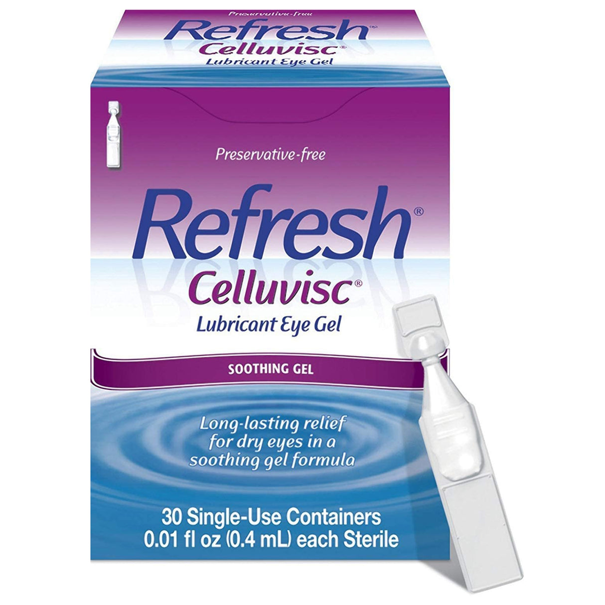 Mckesson Celluvisc Eye Lubricant Refresh Gel Eye Drops 0.01 oz