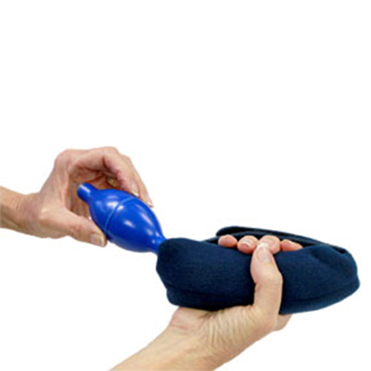 ComfySplints Hand Air Roll with Finger Separator in Headliner Dark Blue Cover