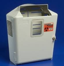 In Room System Sharps Wall Enclosure for 5 Quart Sharps