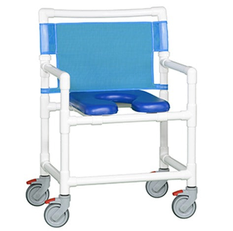 IPU Oversize Open Front Soft Seat Shower Chair