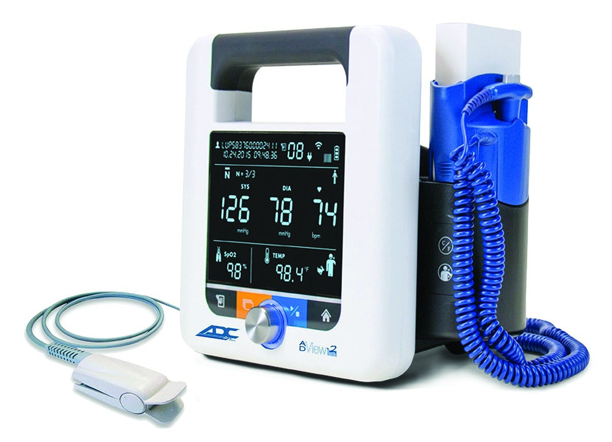 Adview2 Diagnostic Station with Masimo Set SpO2 Module and Temperature Module