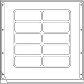 Custom Vinyl Seat Upholstery Kit for Invacare 20" Wheelchair