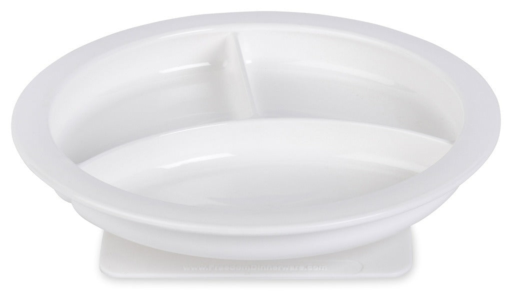 Divided Plate with Suction Pad